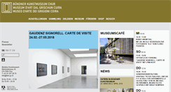 Desktop Screenshot of buendner-kunstmuseum.ch